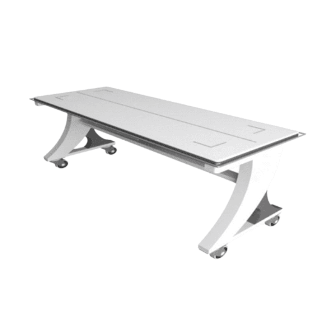 Mesa móvil de tablero fijo